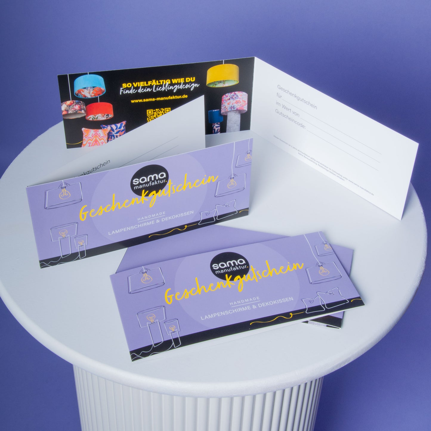 Gedruckter Geschenkgutschein