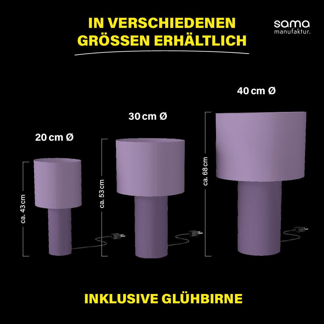 Tischleuchte Hibiskusblumen – Innen Musterstoff Leopard schwarz weiß