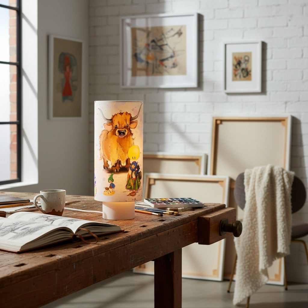 Table Lamp Velvet Black Volane Edition