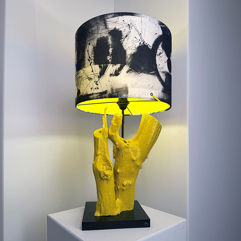 Tischlampe SHINE NOIR YELLOW– MiNiSTYLE  EDiTiON UNIKAT