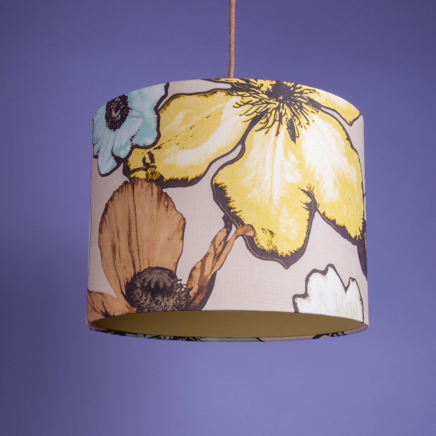 Chivasso „DREAM ON“ – Limited Upcycling Lampenschirm ⌀ 40 cm x H 30 cm