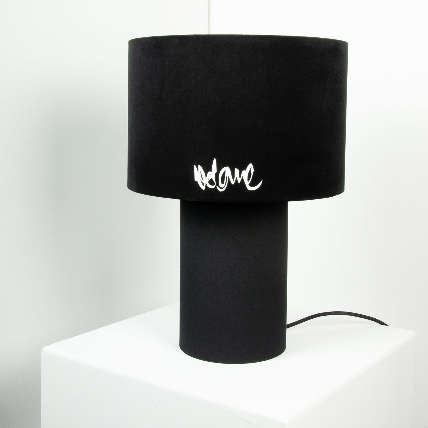 Table Lamp Velvet Black Volane Edition