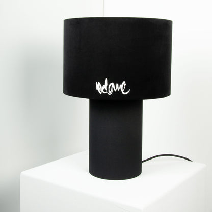 Table Lamp Velvet Black Volane Edition
