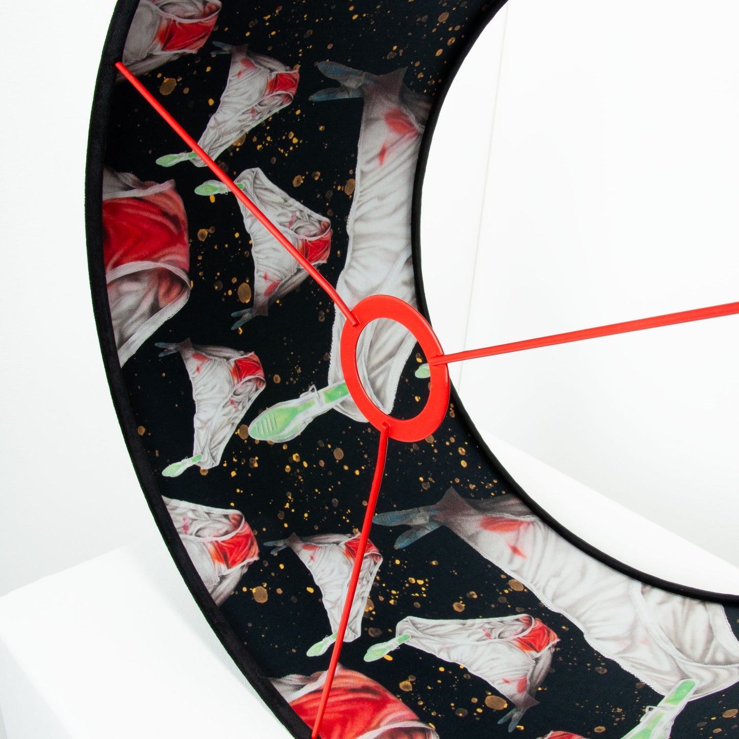 Lampenschirm Samt Schwarz – Volane Art Edition