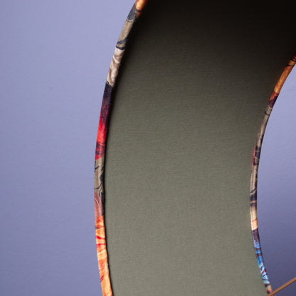 Lampenschirm Blumenmuster – Opulenter Stofflampenschirm – Barock & Vintage-Flair für dein Zuhause